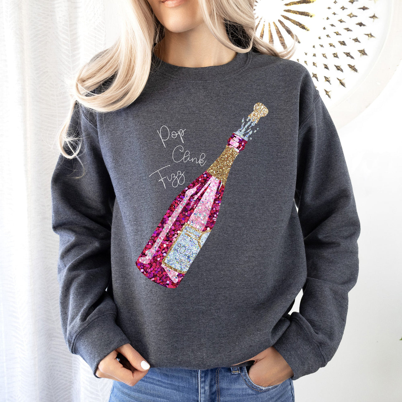 New Year's Champagne 2024 Party Celebration Edition Limited Exclusive Sweatshirt