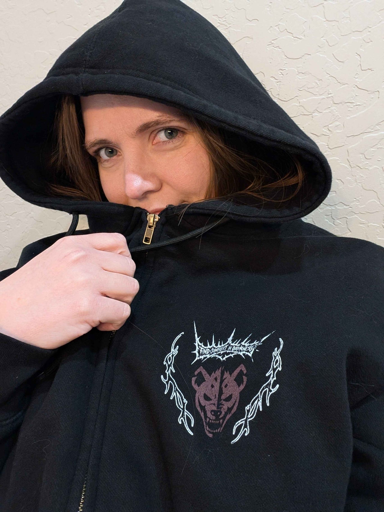 Mantra Zip Up Hoodie