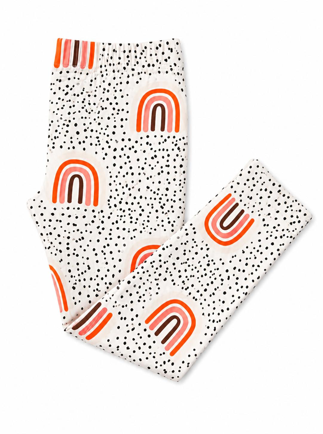 Peach Rainbow Leggings