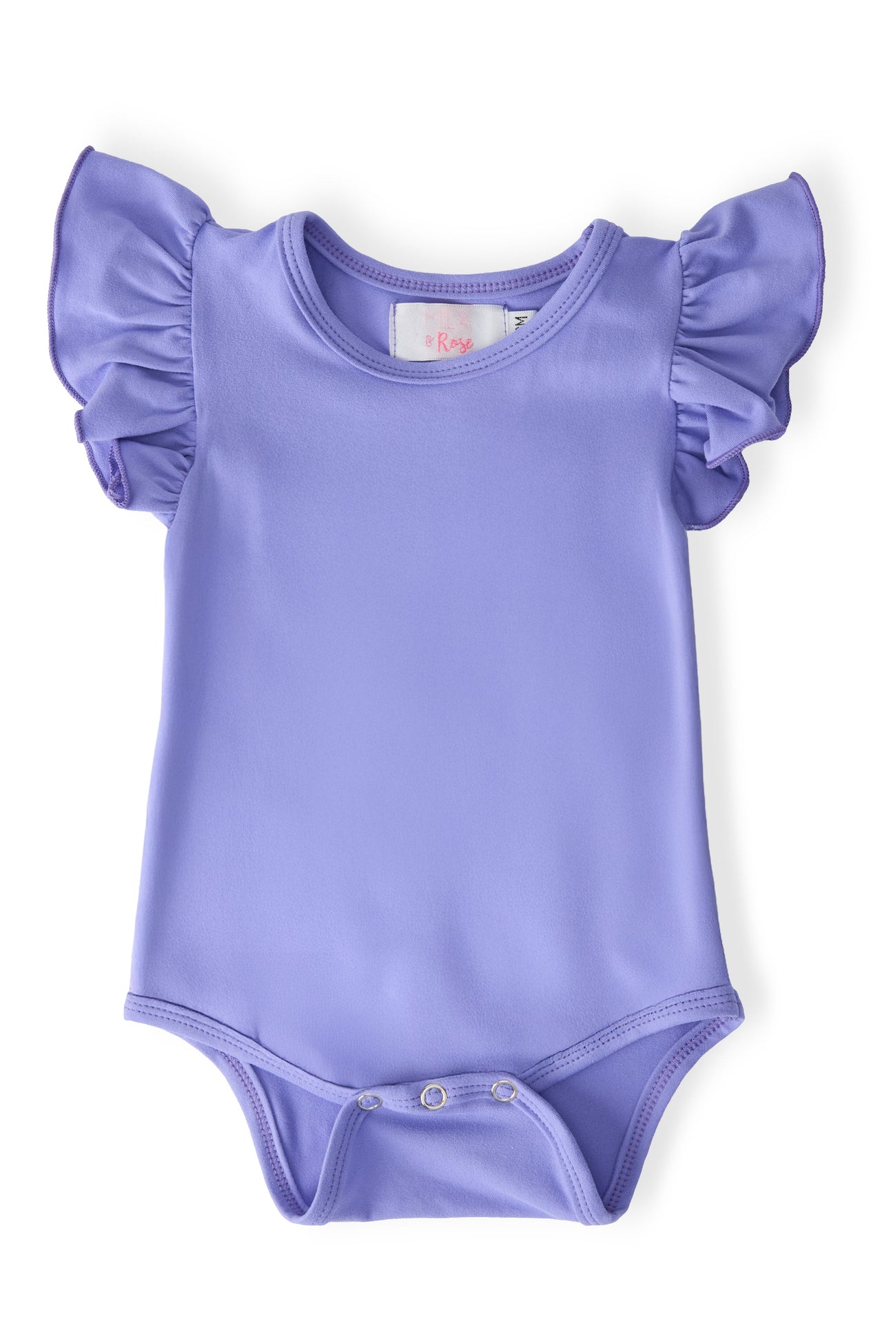 Periwinkle S/S Flutter Bodysuit