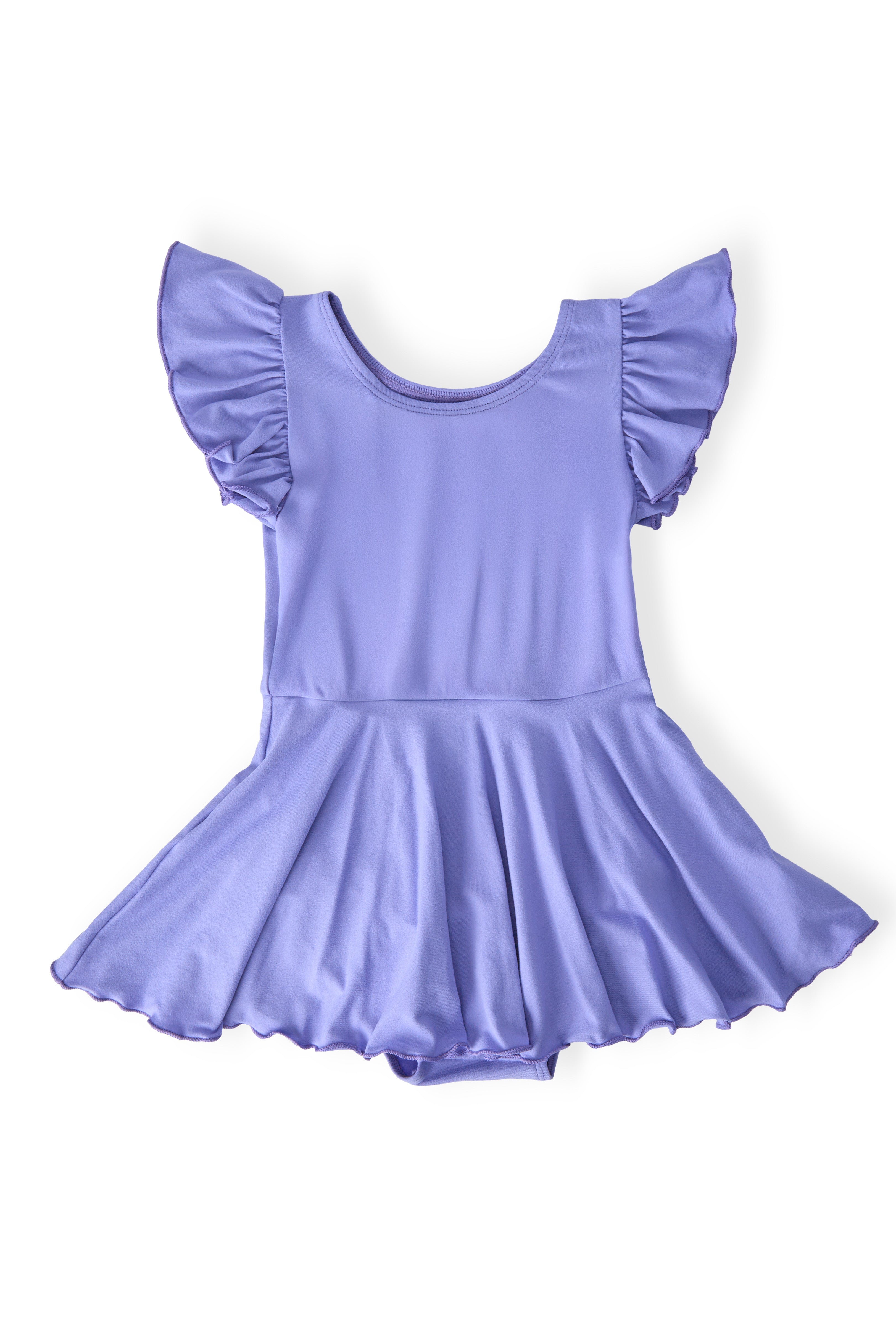 Periwinkle S/S Twirl Leotard