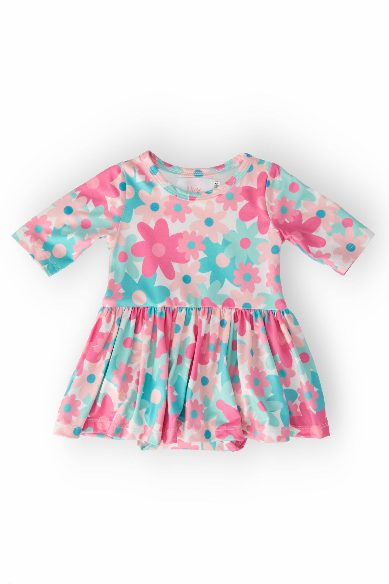 SALE Petal Perfection 3/4 Sleeve Twirl Bodysuit