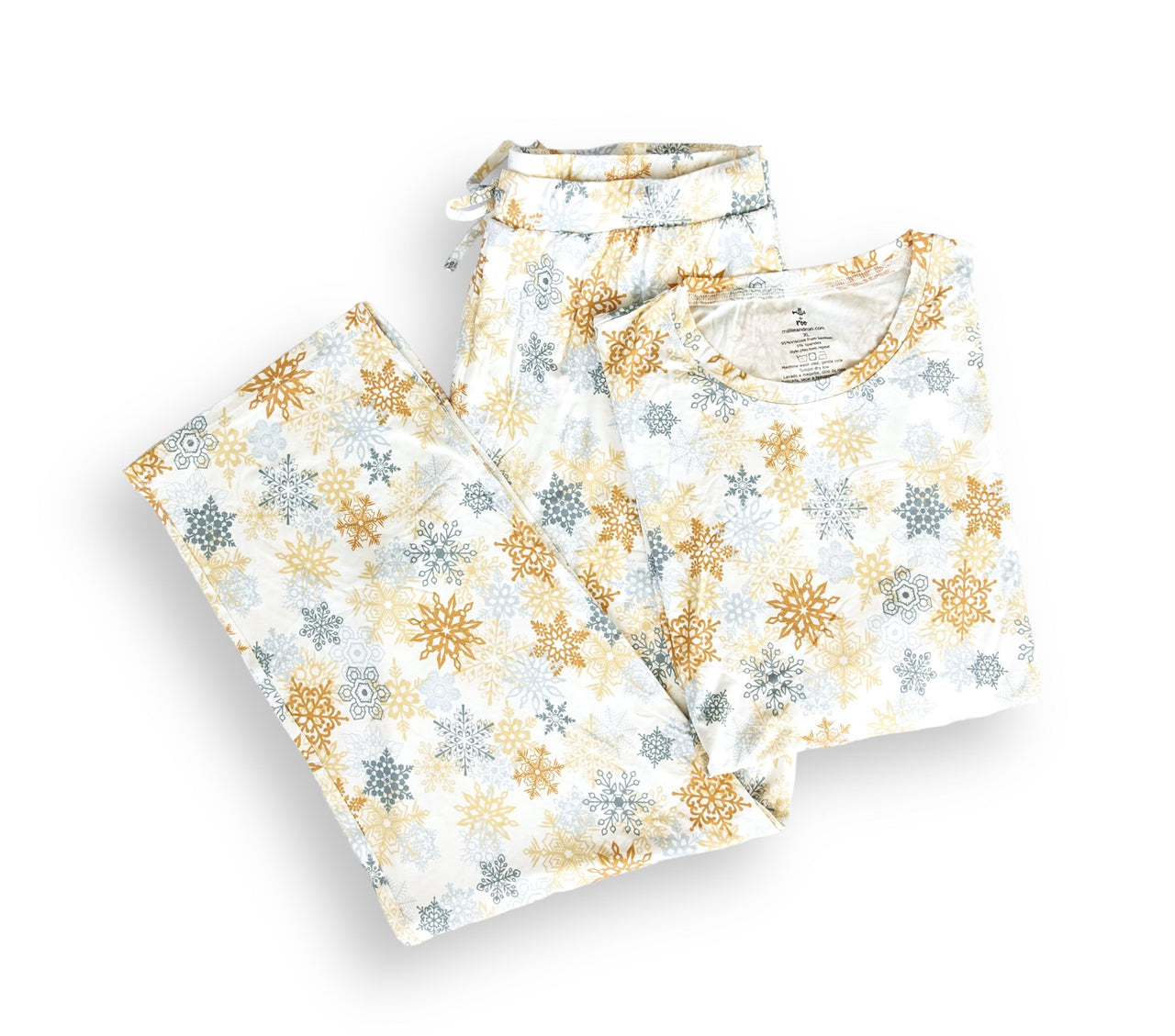 MEN'S PAJAMA SET- Snowflakes