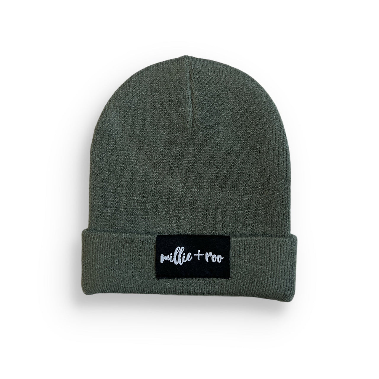 BAMBOO CUFF BEANIE- Moss
