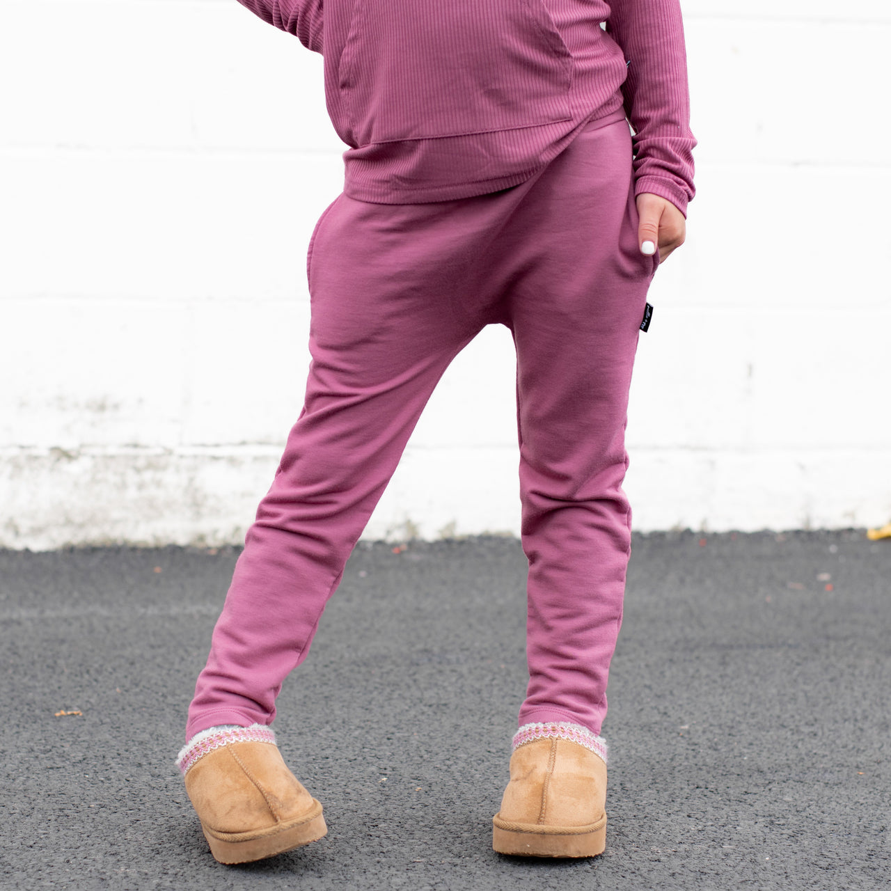 HAREM PANTS- Mauve