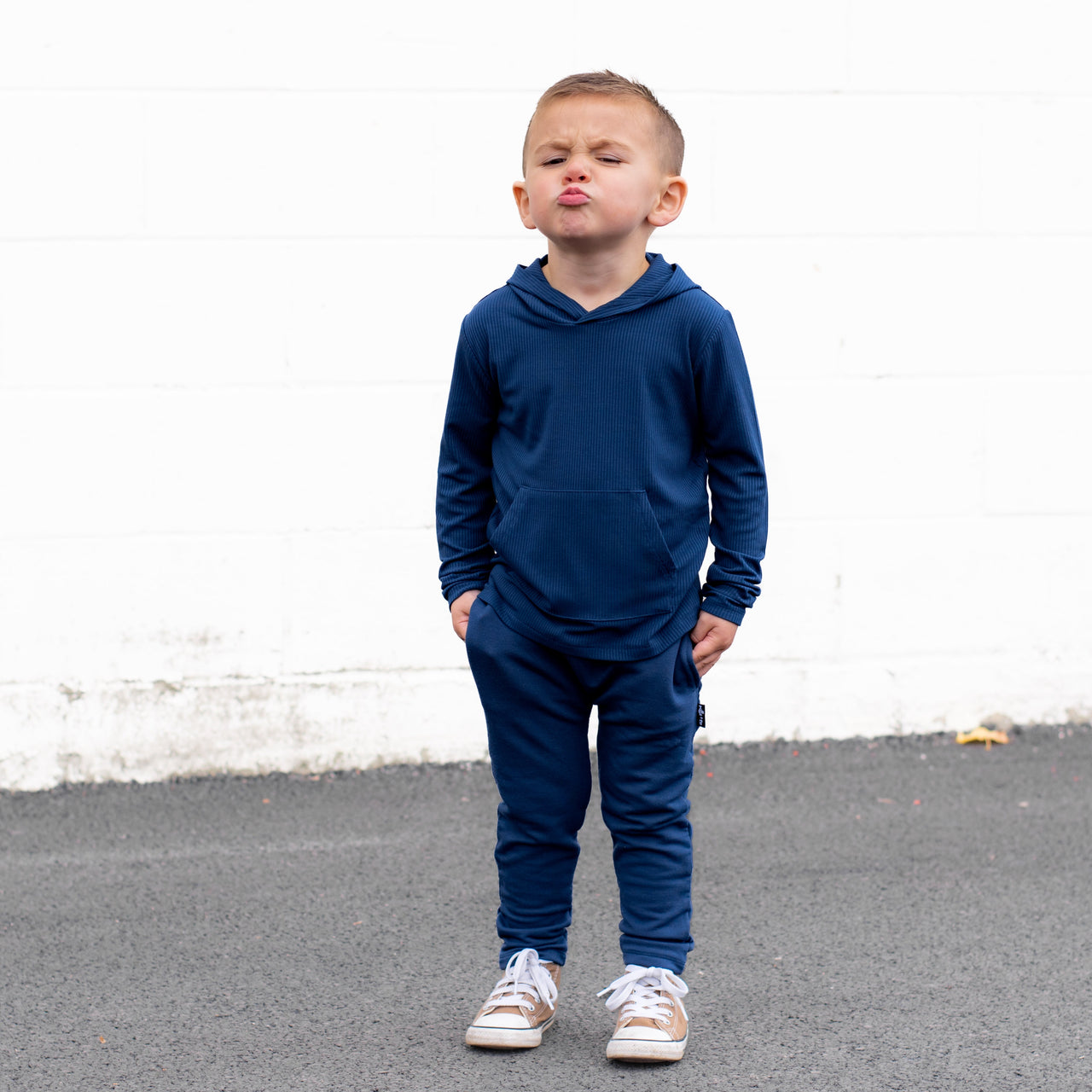 HAREM PANTS- Navy