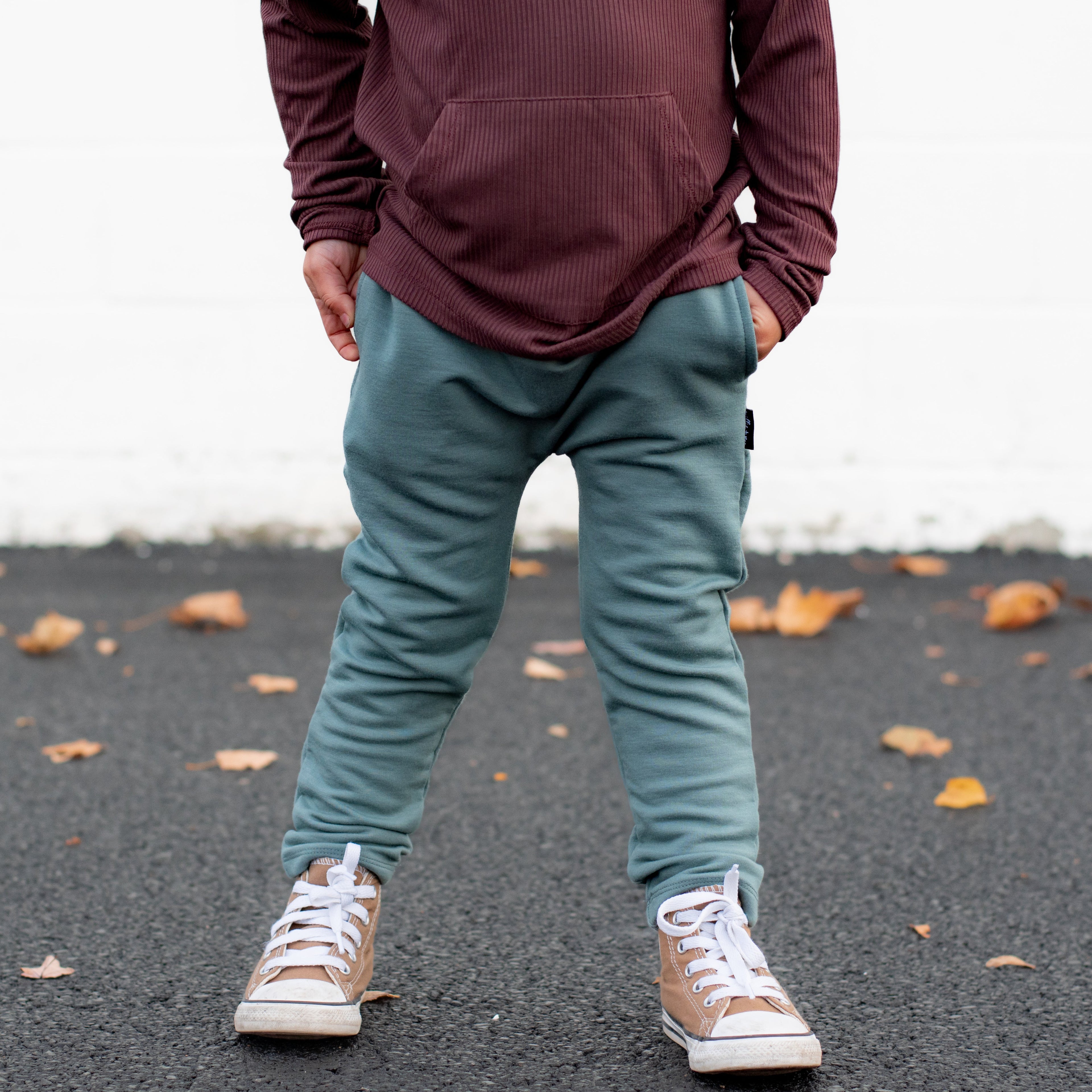 HAREM PANTS- Slate