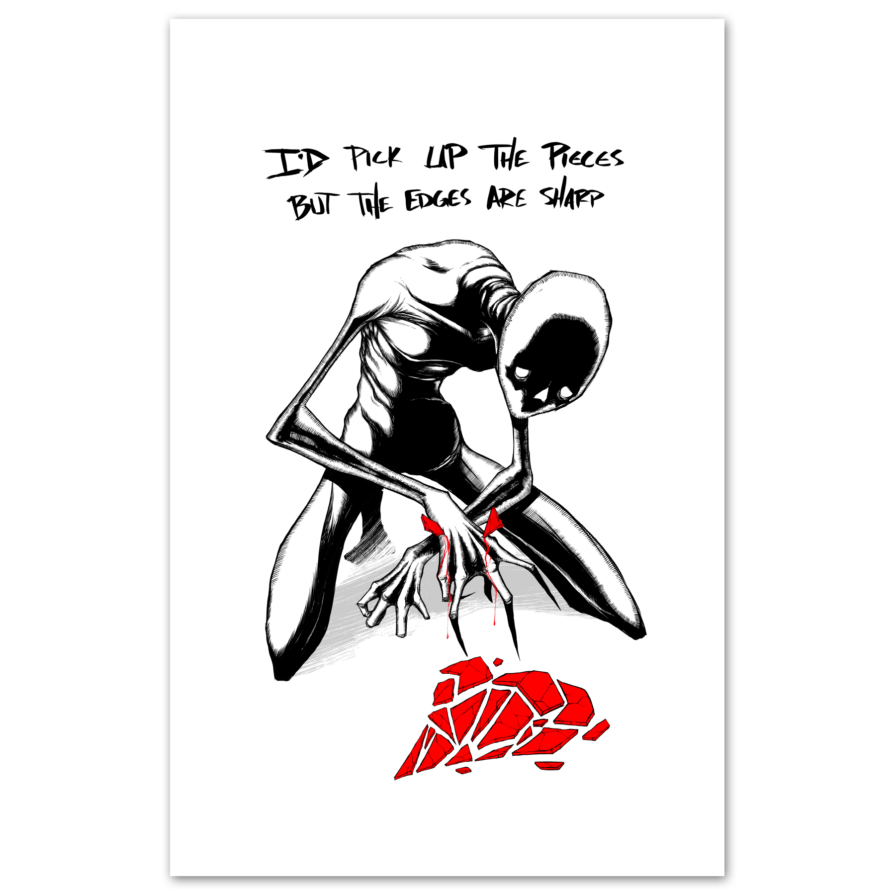 Pieces Print