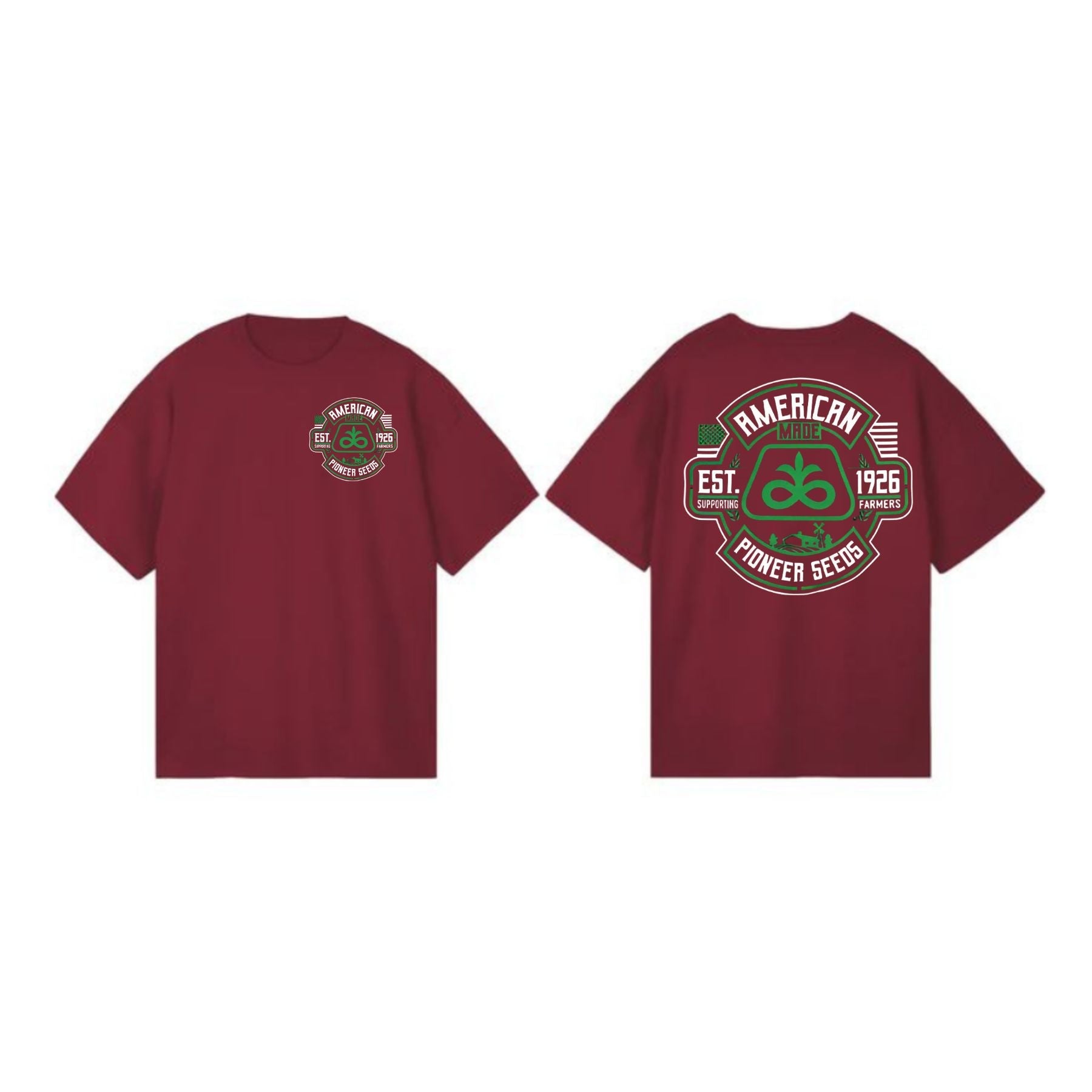 Pioneer Seeds T-Shirt - Farming & Ranching Apparel, American Heritage Graphic Tee