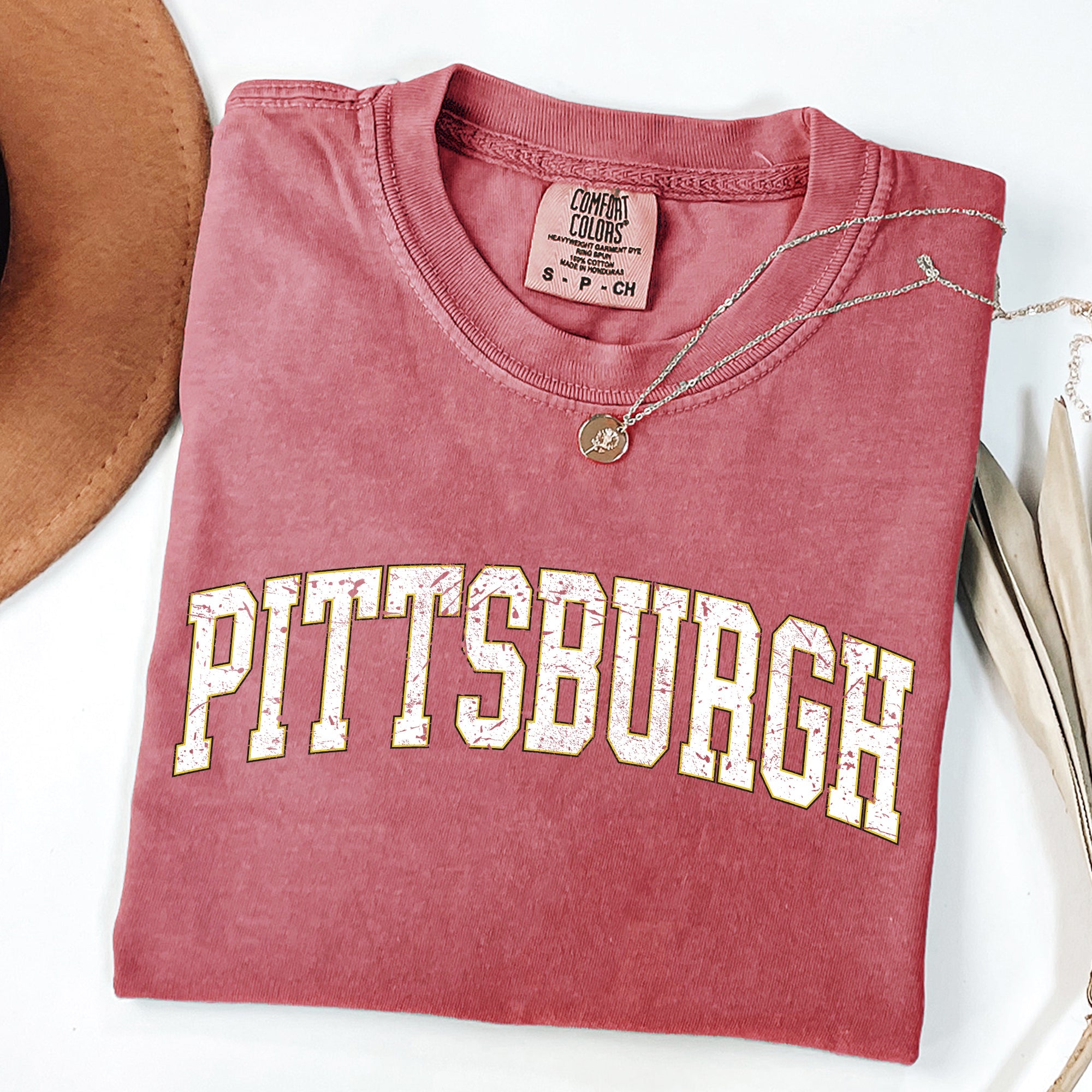 Pittsburgh Football Game Day Tailgate Party State University Pride Comfort Colors Tee