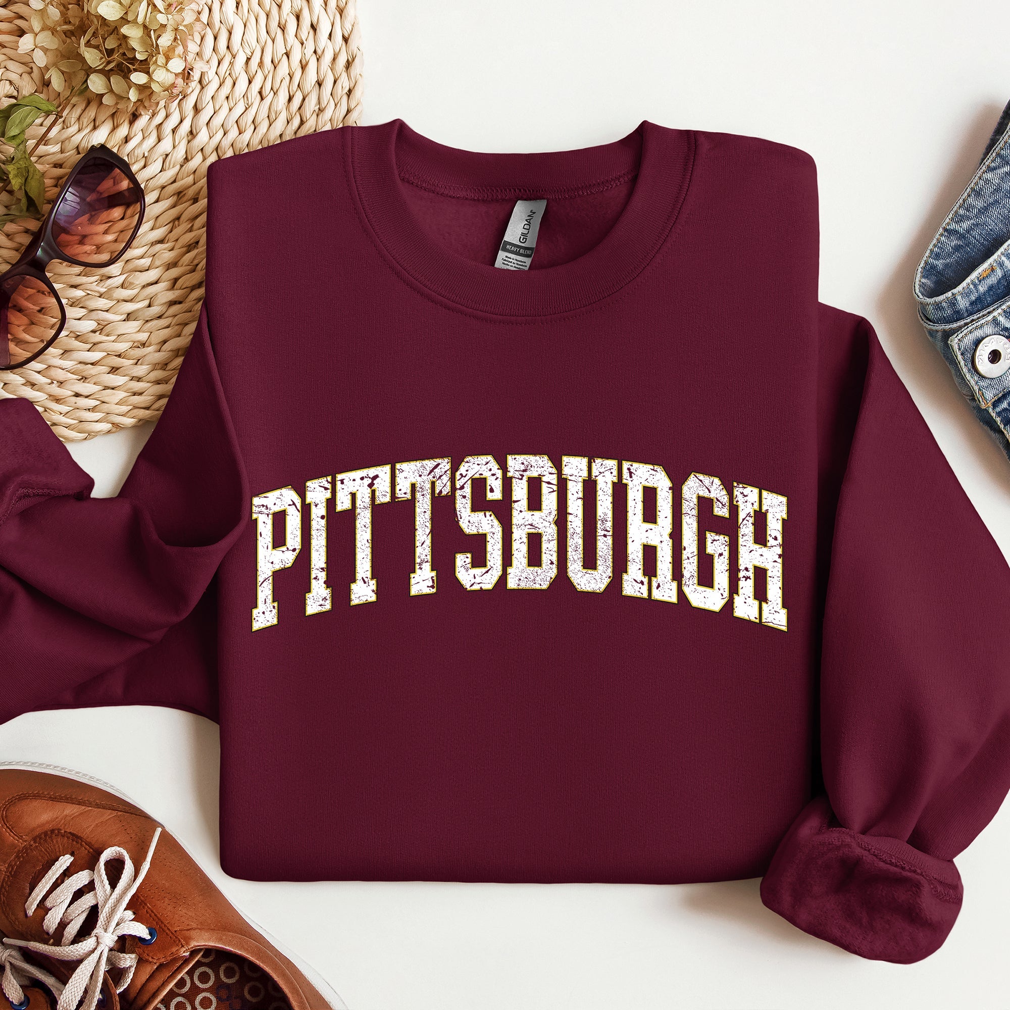 Pittsburgh Football State Pride Tailgate Game Day University College Spirit Sweatshirt