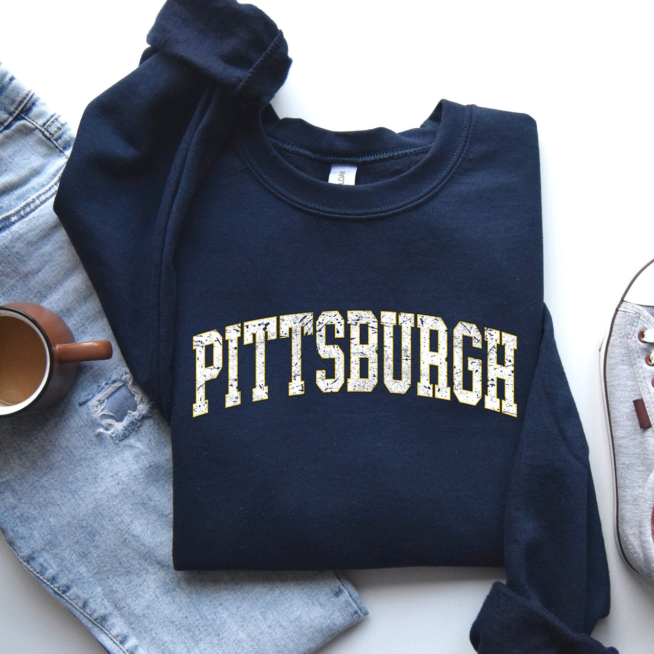 Pittsburgh Football State Pride Tailgate Game Day University College Spirit Sweatshirt