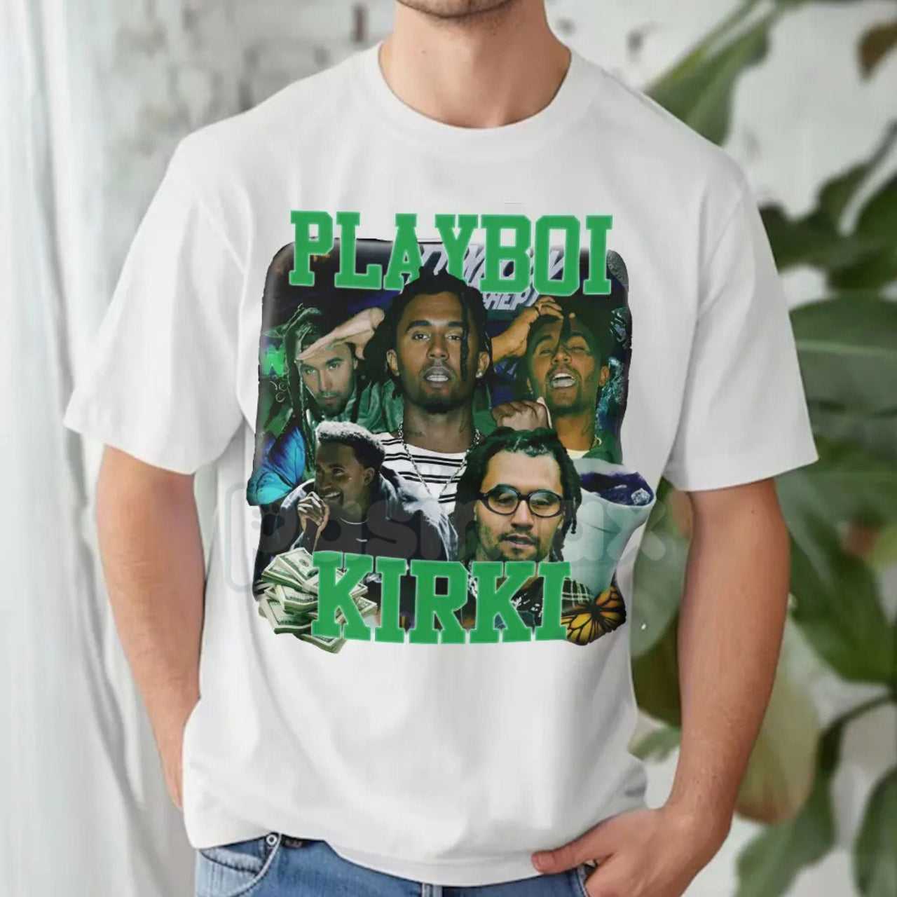 Playboi Kirk Graphic T-Shirt - Funny Rap Culture Streetwear Tee, Y2K Aesthetic Hip Hop Shirt, Viral Trendy Meme Apparel Gift