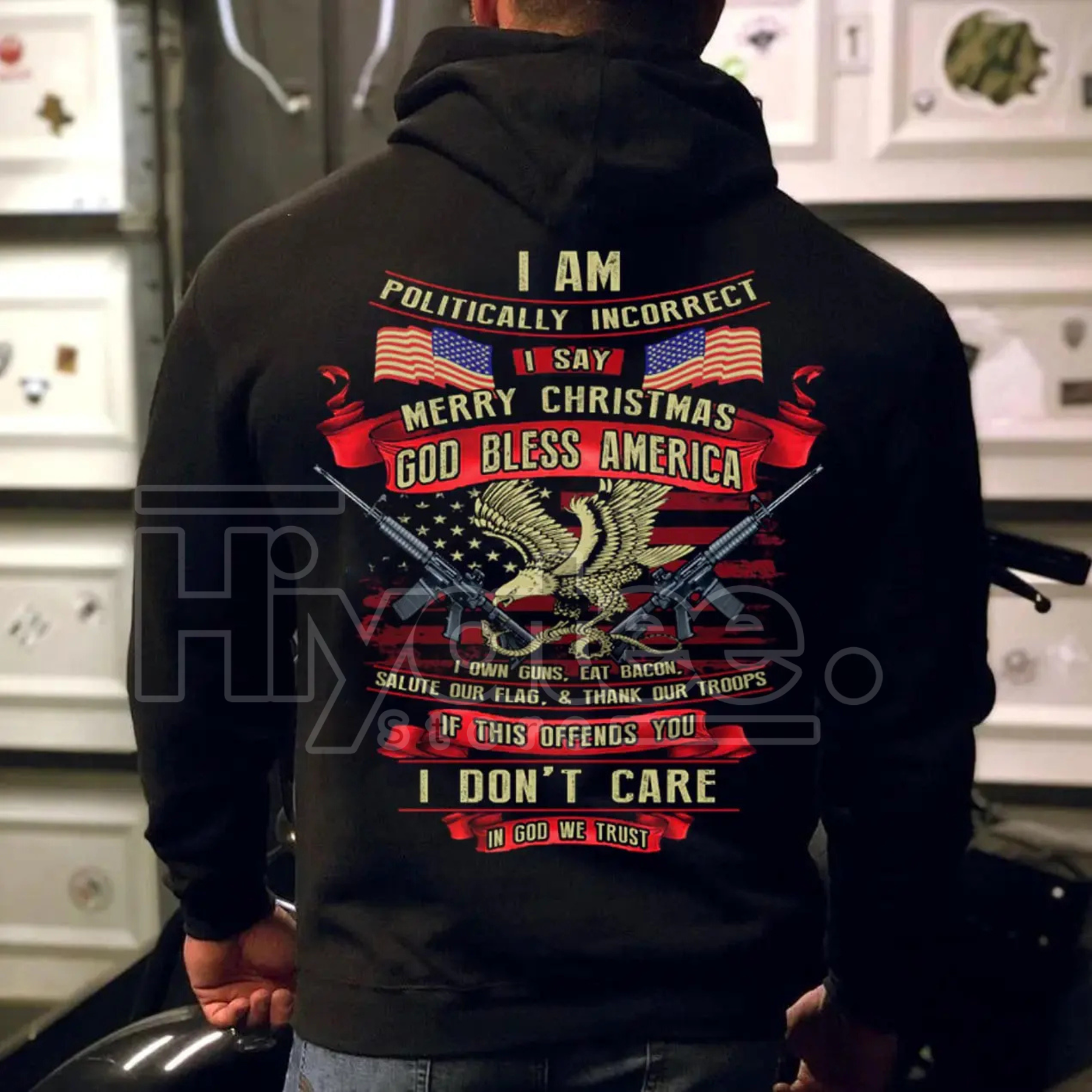 Politically Incorrect Merry Christmas Hoodie