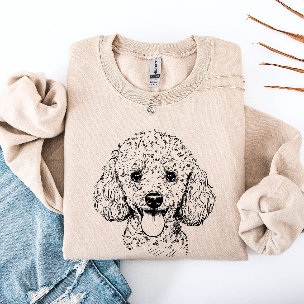 Poodle Lover For Dog Breed Enthusiasts Worldwide Cozy Warm Premium Luxe Sweatshirt