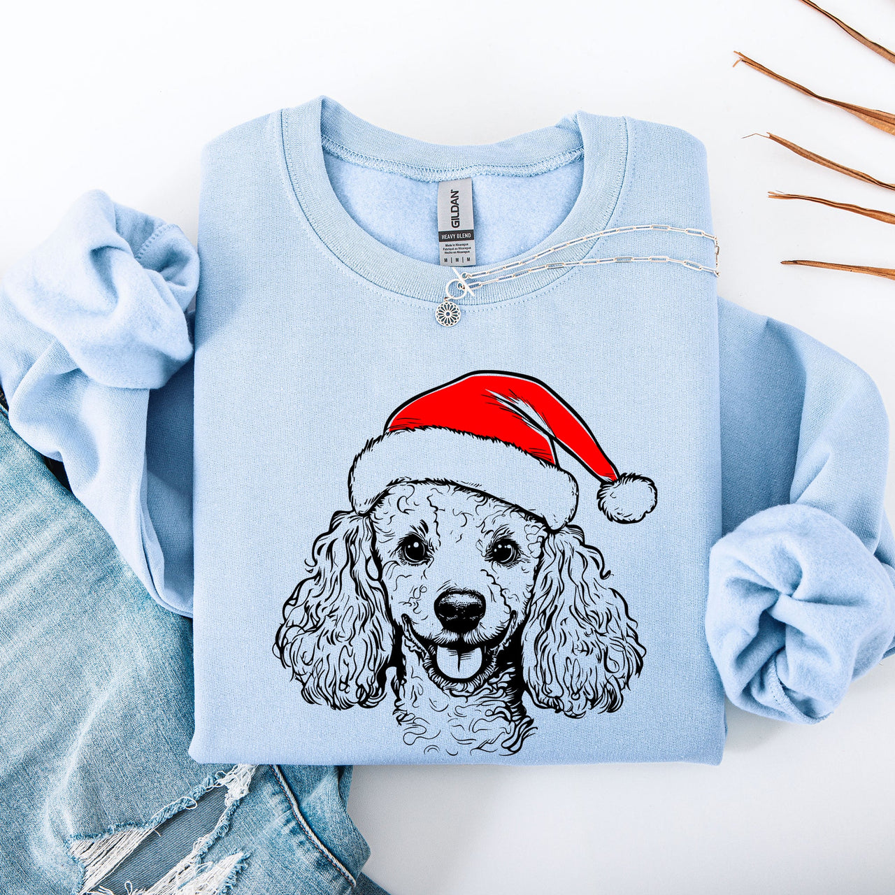 Poodle Santa Christmas Dog Lover Pet Christmas Cheer Limited Edition Graphic Sweatshirt