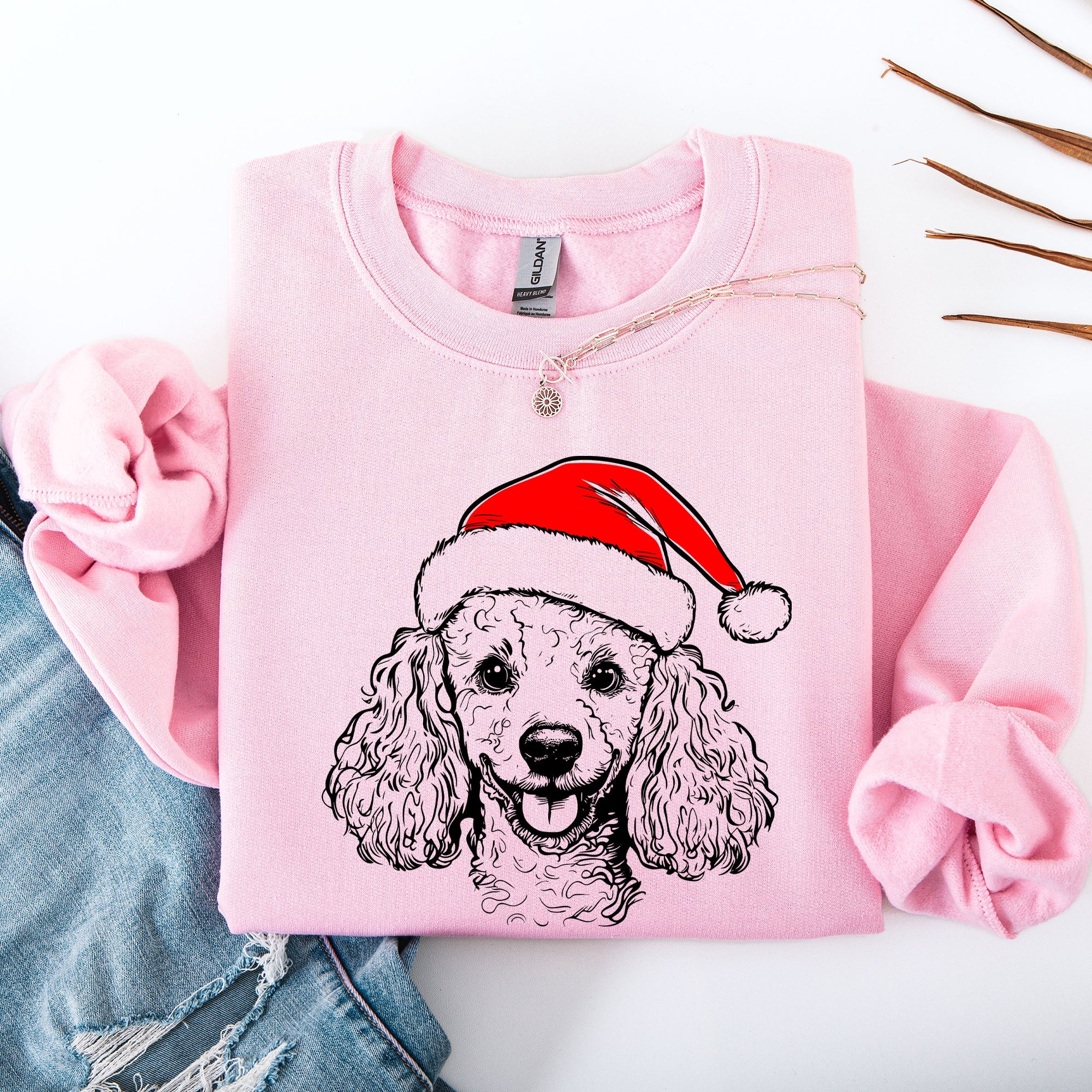 Poodle Santa Christmas Dog Lover Pet Christmas Cheer Limited Edition Graphic Sweatshirt