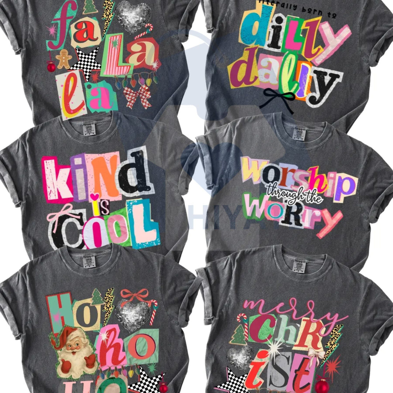 Preppy Girl Collage Y2K Comfort Colors Shirt – Retro Coquette Positivity Faith Tee
