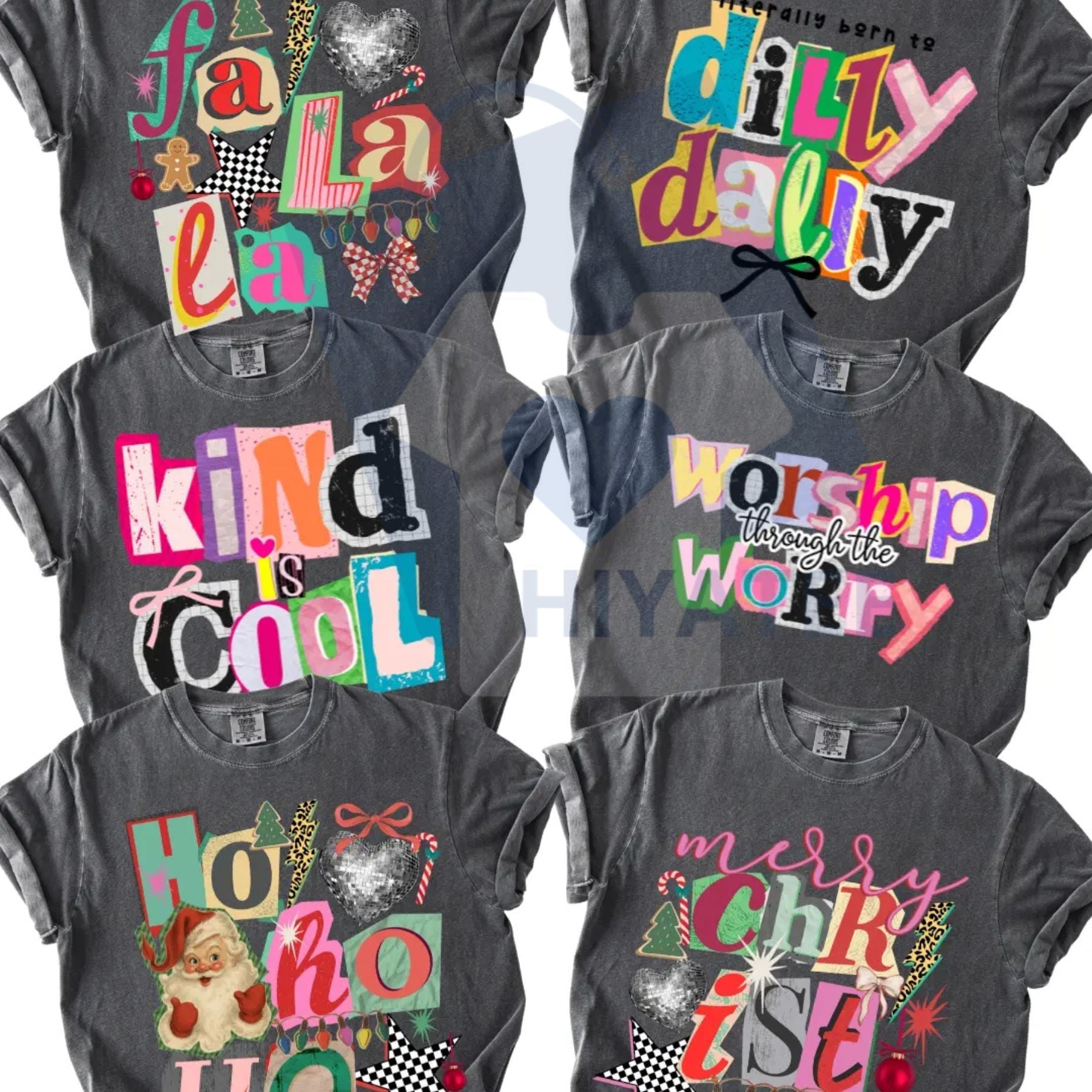 Preppy Girl Collage Y2K Comfort Colors Shirt – Retro Coquette Positivity Faith Tee