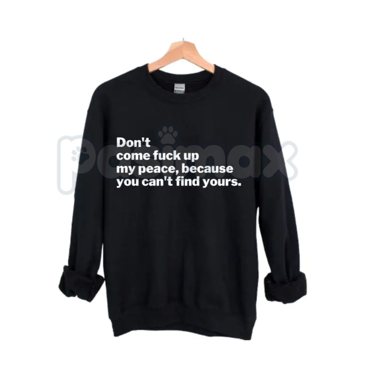 Protect My Peace Sweatshirt | Set Boundaries Mental Health Crewneck | Assertive Self-Care Jumper | Tranquility Statement Top
