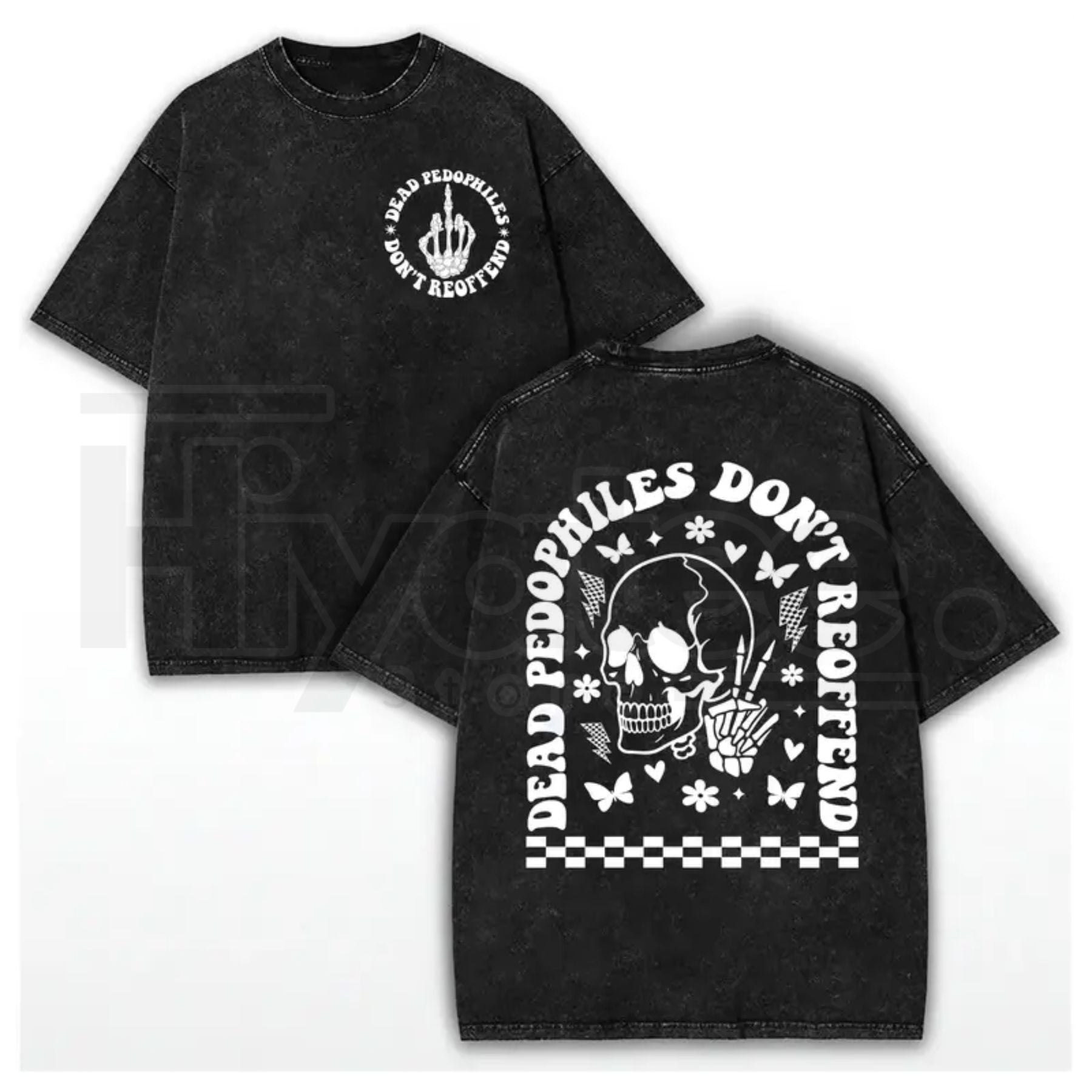 Protect Our Kids Vintage Washed T-Shirt – Bold Awareness Graphic Cotton Streetwear Tee