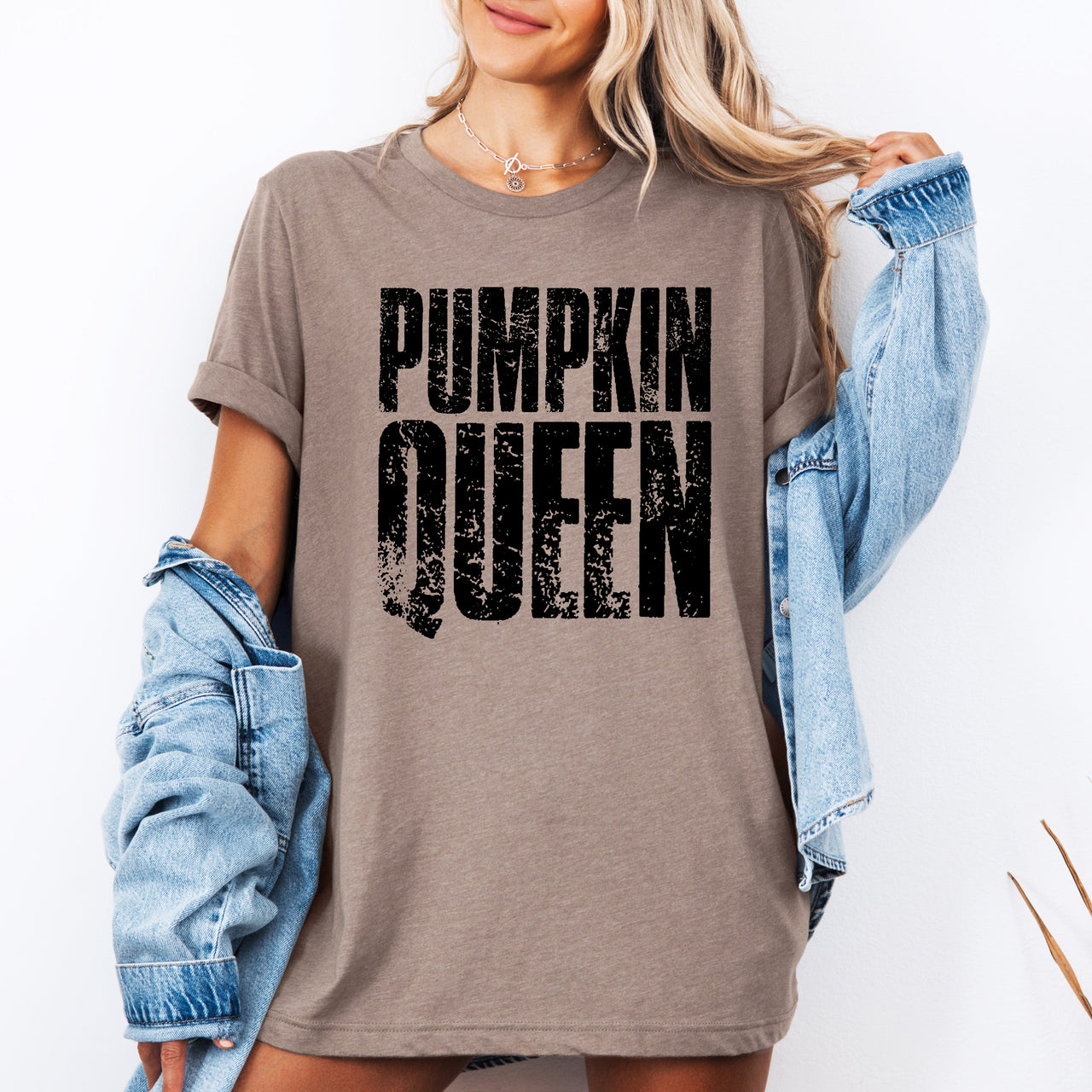 Pumpkin Queen Halloween Autumn Seasonal Celebration Limited Edition Premium Graphic Tee