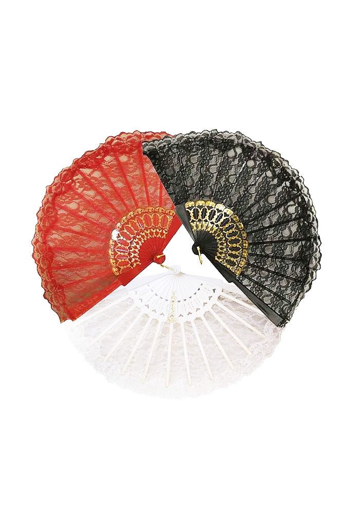 Lace Fan Accessory