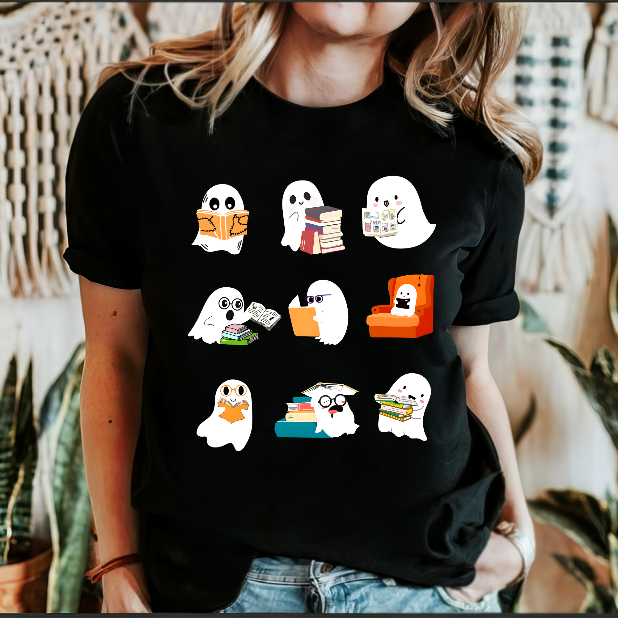 Reading Ghosts Graphic Tee