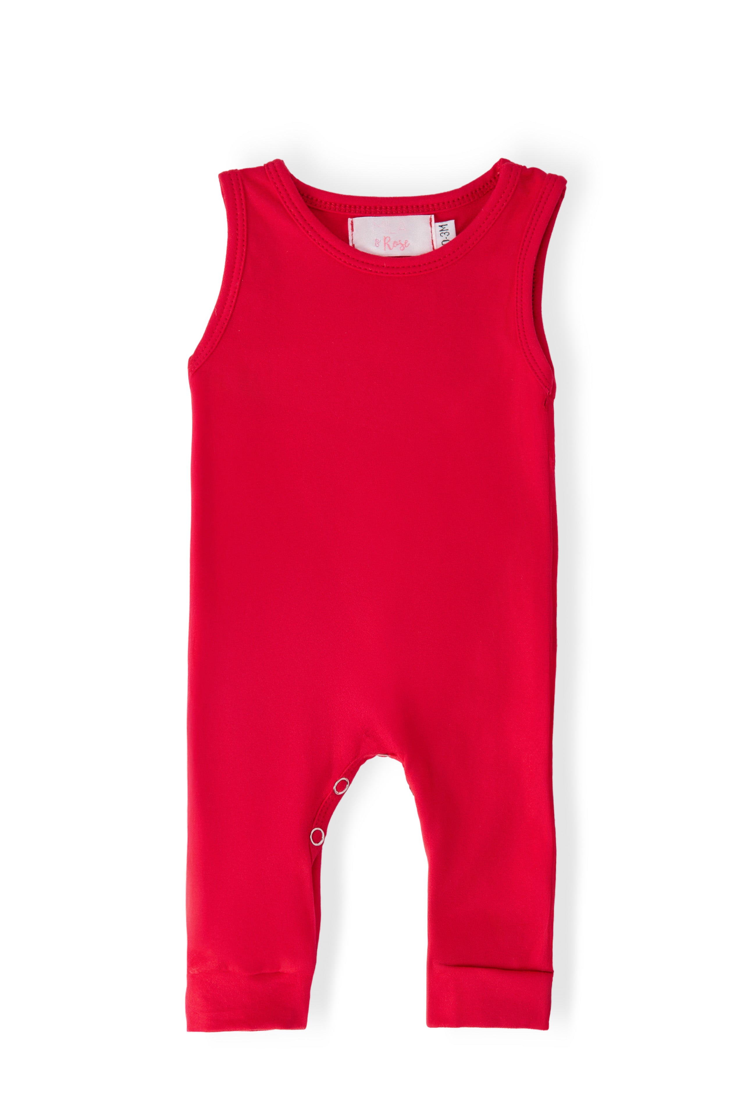 Red Tank One-Piece Jogger
