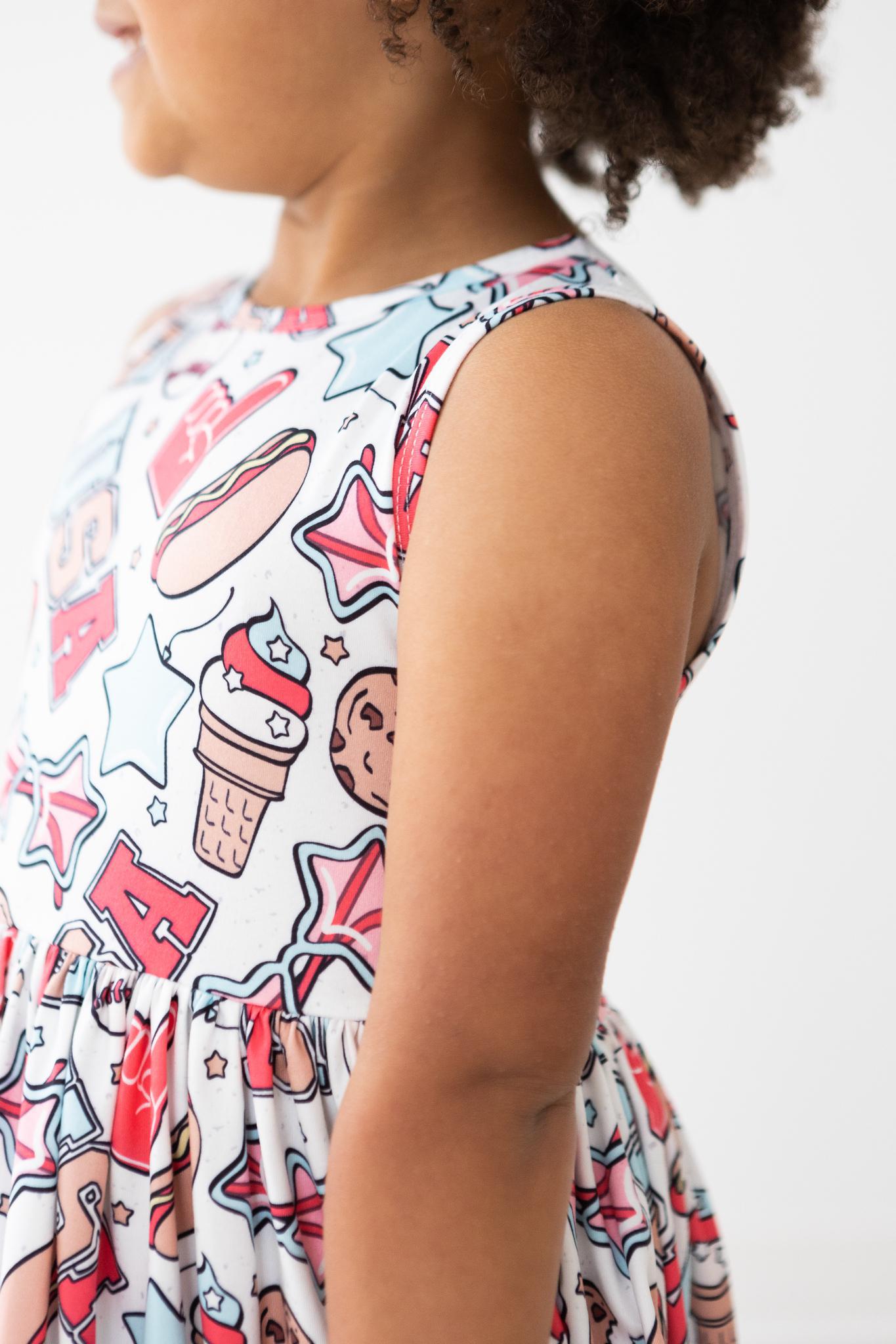 SALE Red, White & BBQ Tank Twirl Dress