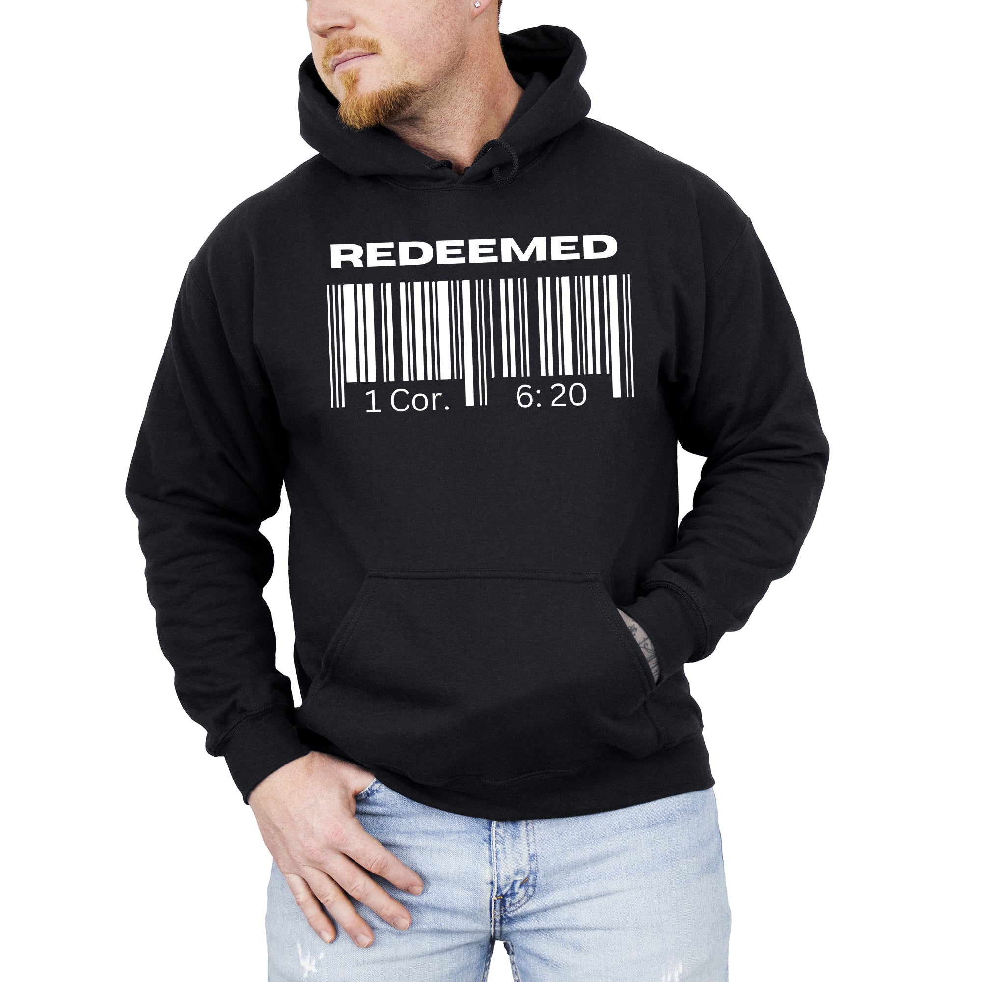 Redeemed Faith Christian Jesus Gospel Religious Affirmation For Believers Hoodie