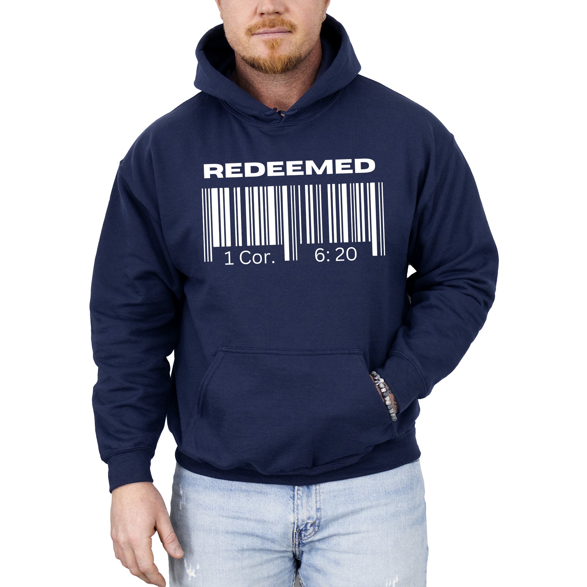 Redeemed Faith Christian Jesus Gospel Religious Affirmation For Believers Hoodie