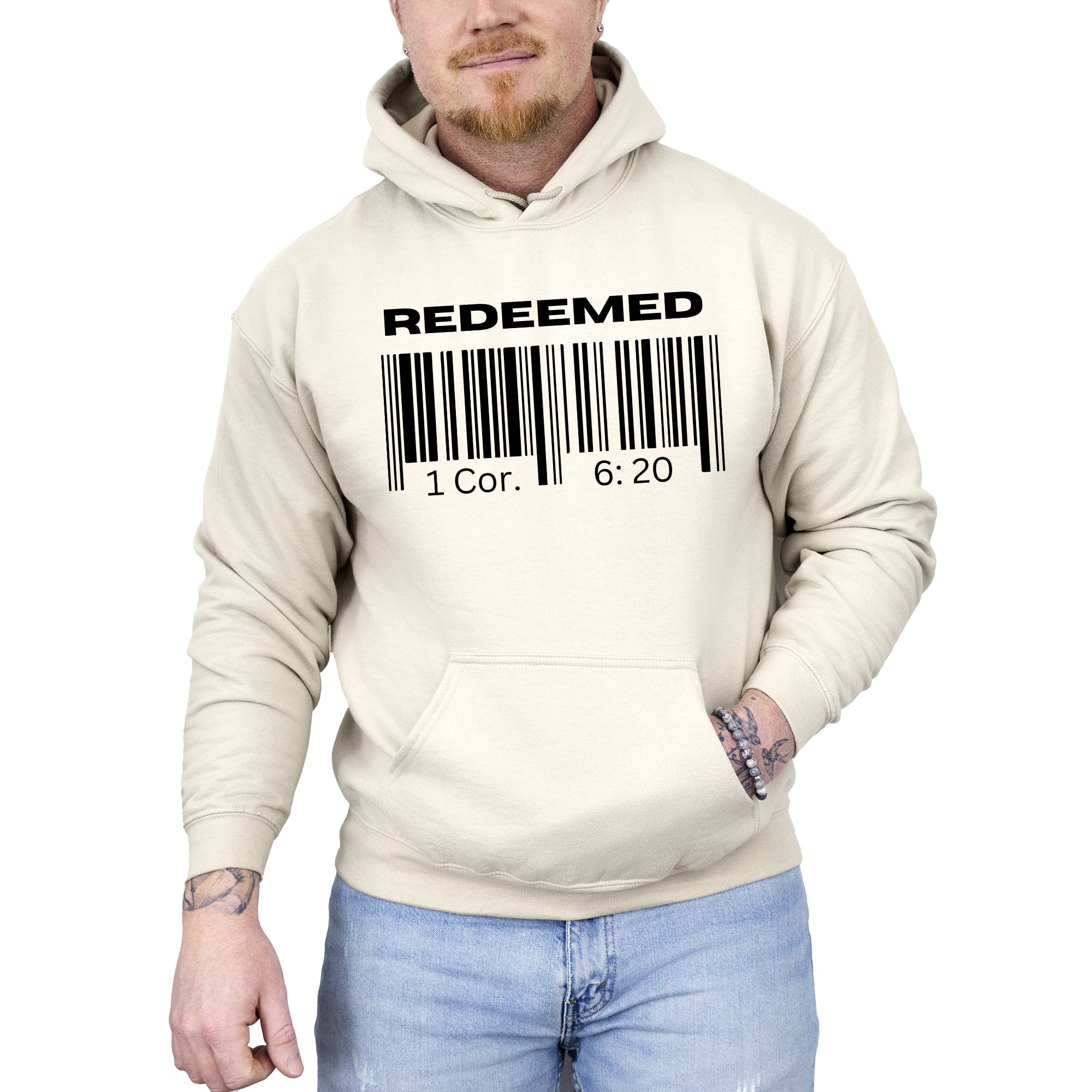Redeemed Faith Christian Jesus Gospel Religious Affirmation For Believers Hoodie