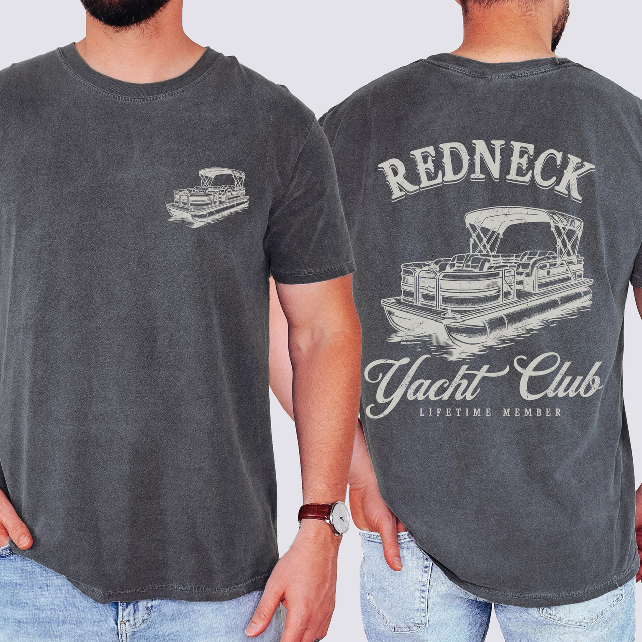 Redneck Yacht Club Comfort Colors Tee For Boating Lake Life Enthusiasts