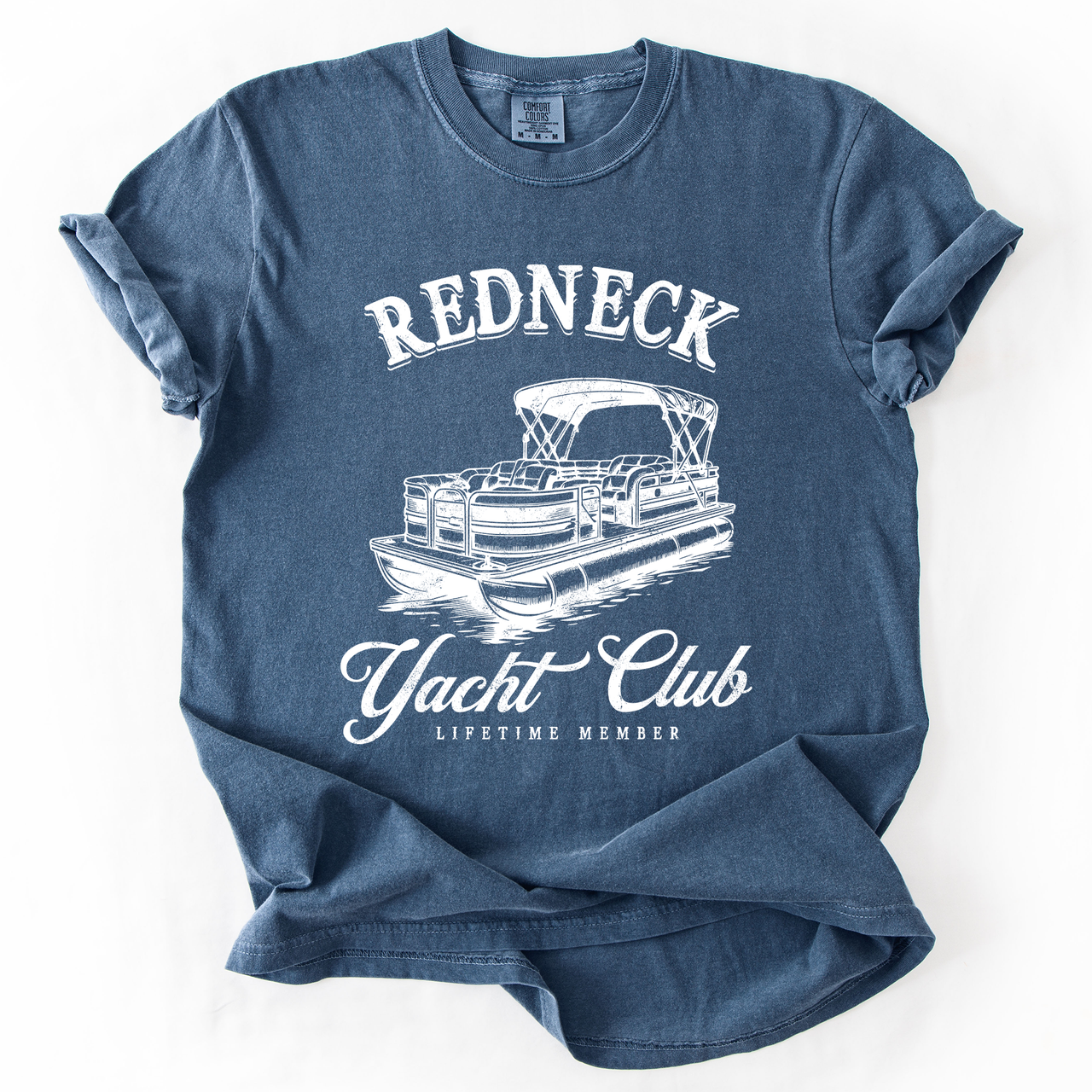 Redneck Yacht Club Funny Summer Beach Hot Girl Summer Sunshine Comfort Colors Tee