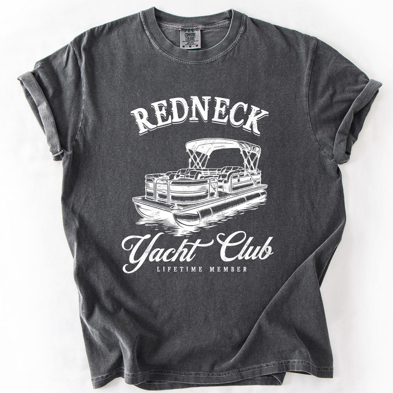 Redneck Yacht Club Funny Summer Beach Hot Girl Summer Sunshine Comfort Colors Tee