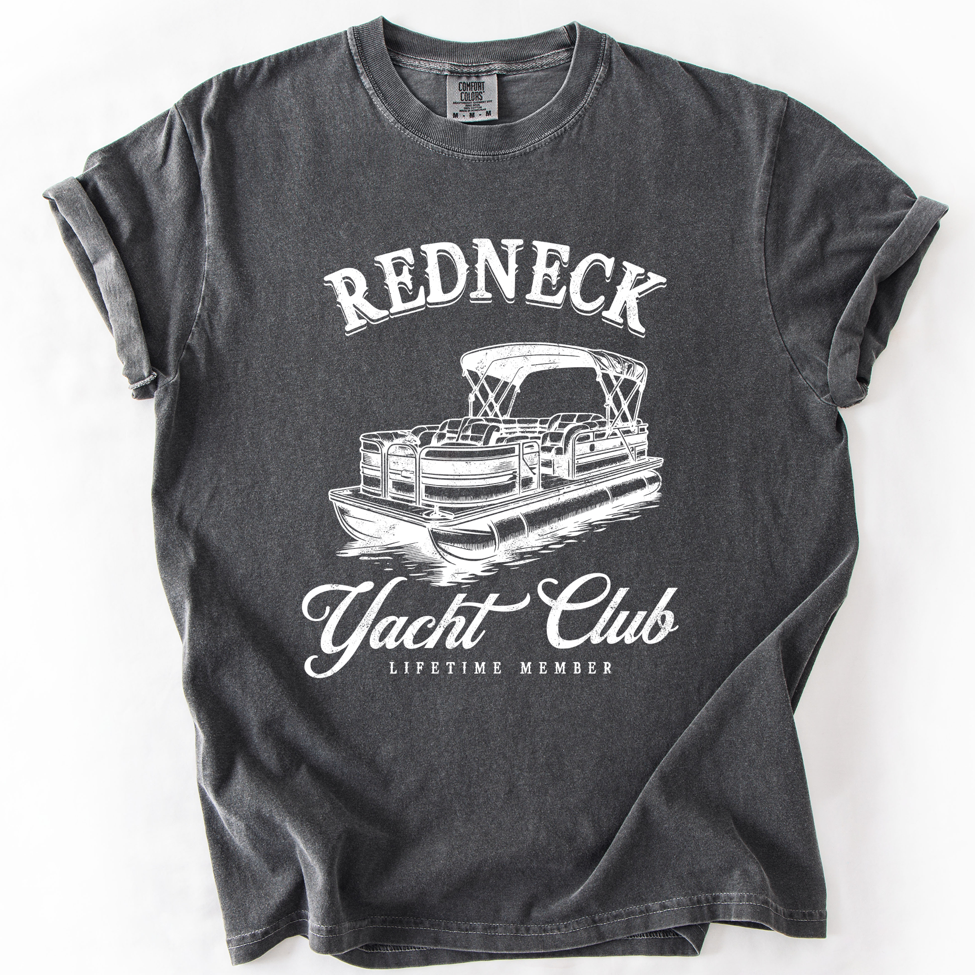 Redneck Yacht Club Funny Summer Beach Hot Girl Summer Sunshine Comfort Colors Tee