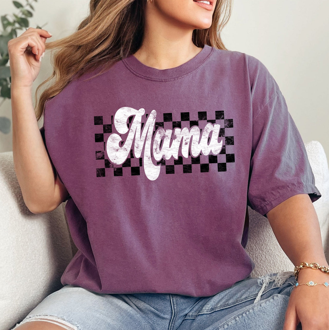 Retro Mama Comfort Colors Tee
