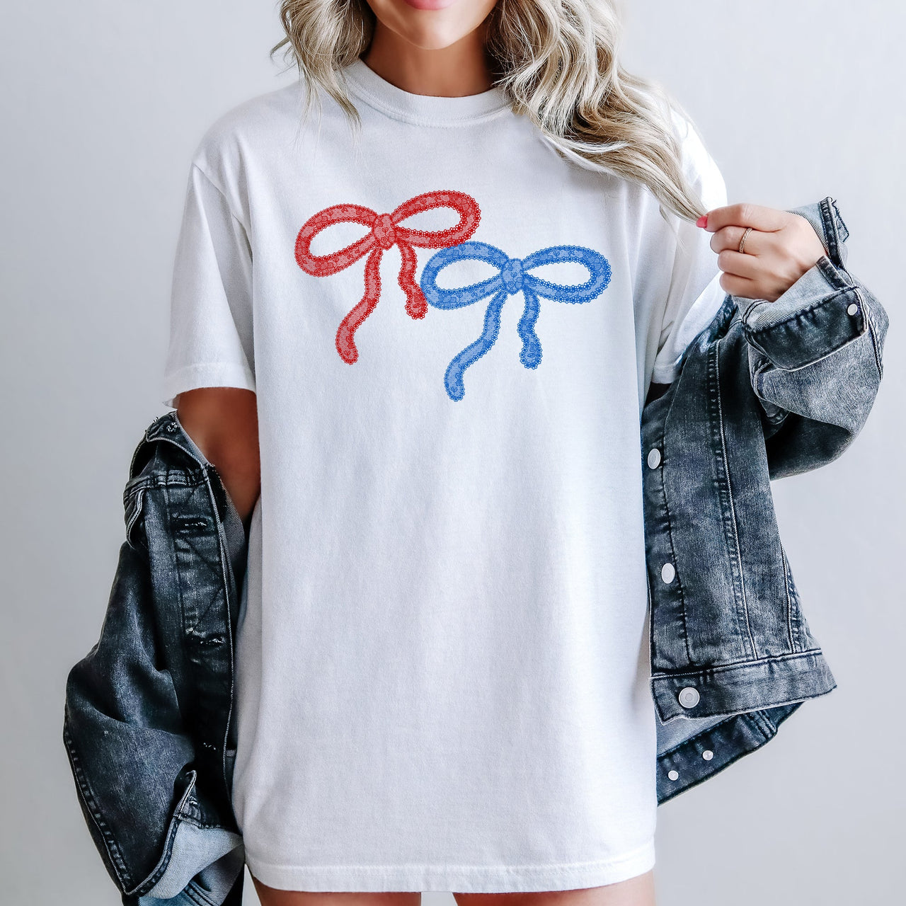 Retro Lace Patriotic 4th Of July Americana Flag Patch Design Collection Comfort Colors Tee