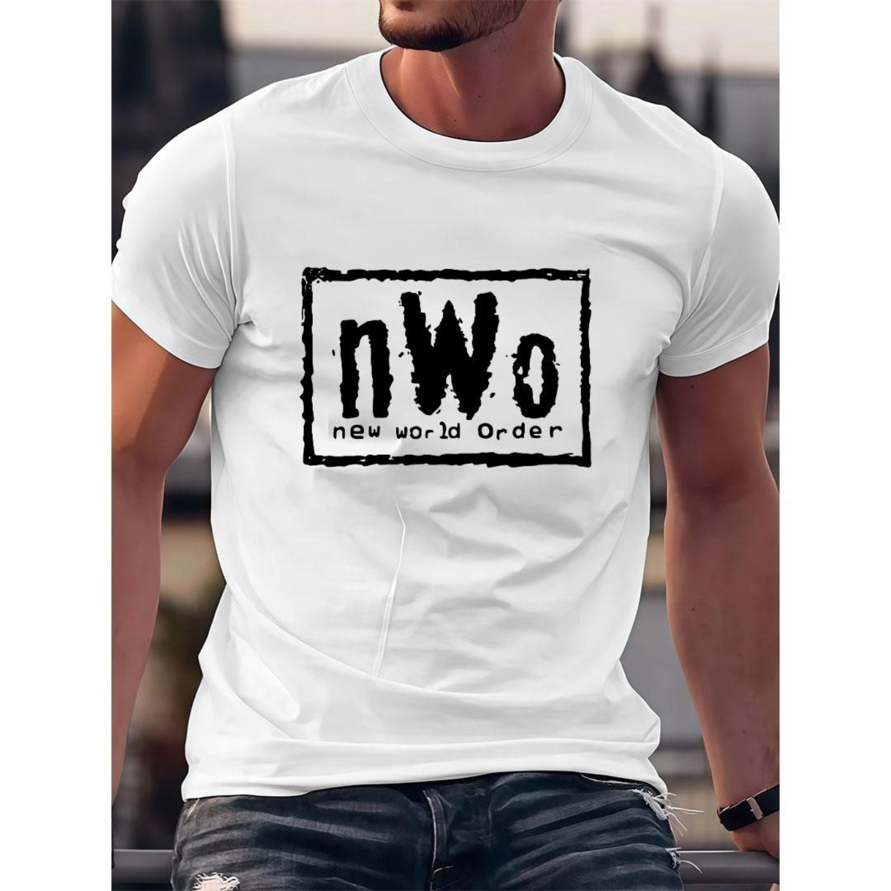 Retro NWO T-Shirt - New World Order Era Apparel, WCW Wrestling Fan Tee
