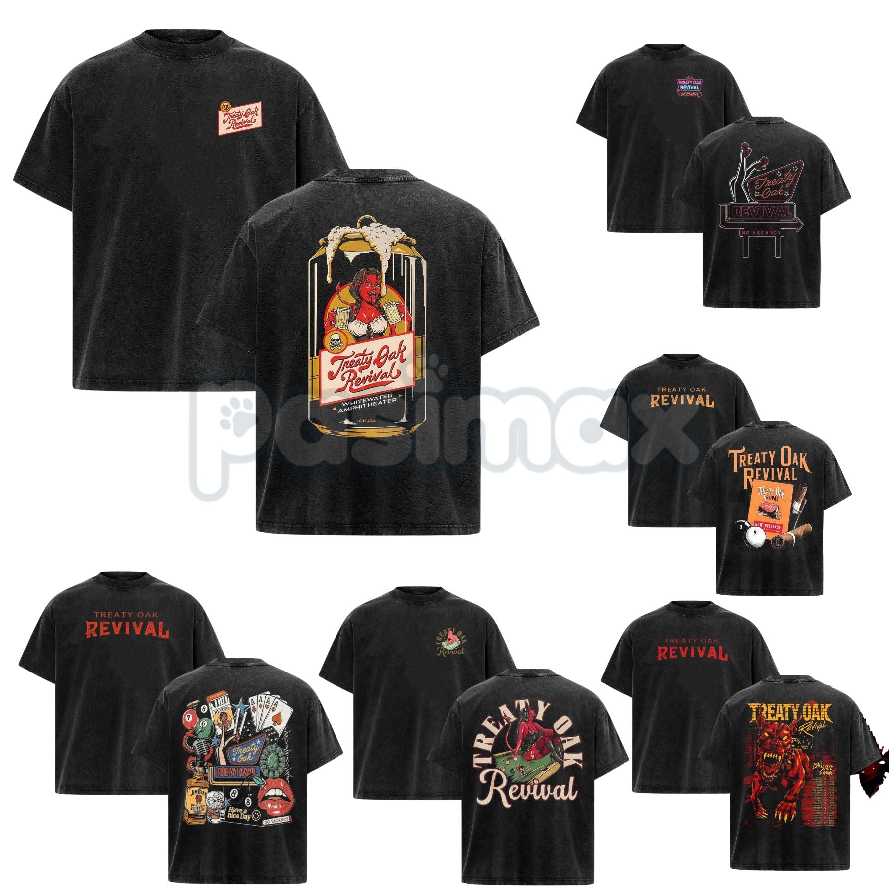 Retro Treaty Oak Revival T-Shirt – Vintage Rock Band Graphic Tee, Rock Music Lover Shirt