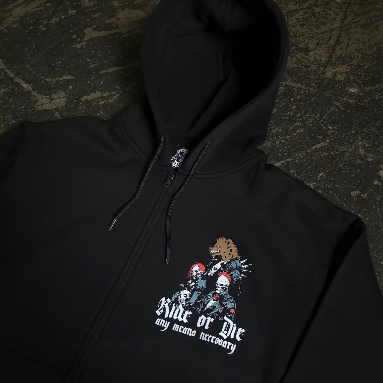 Ride or Die Zip Up Hoodie