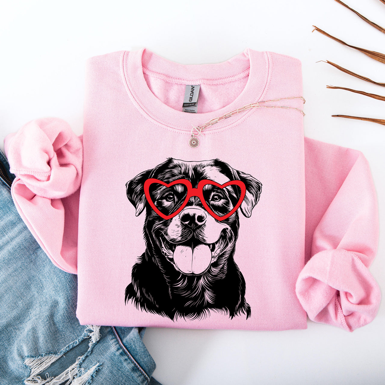 Rottweiler Lover Official Collection Premium Cotton Blend Dog Breed Enthusiast Sweatshirt