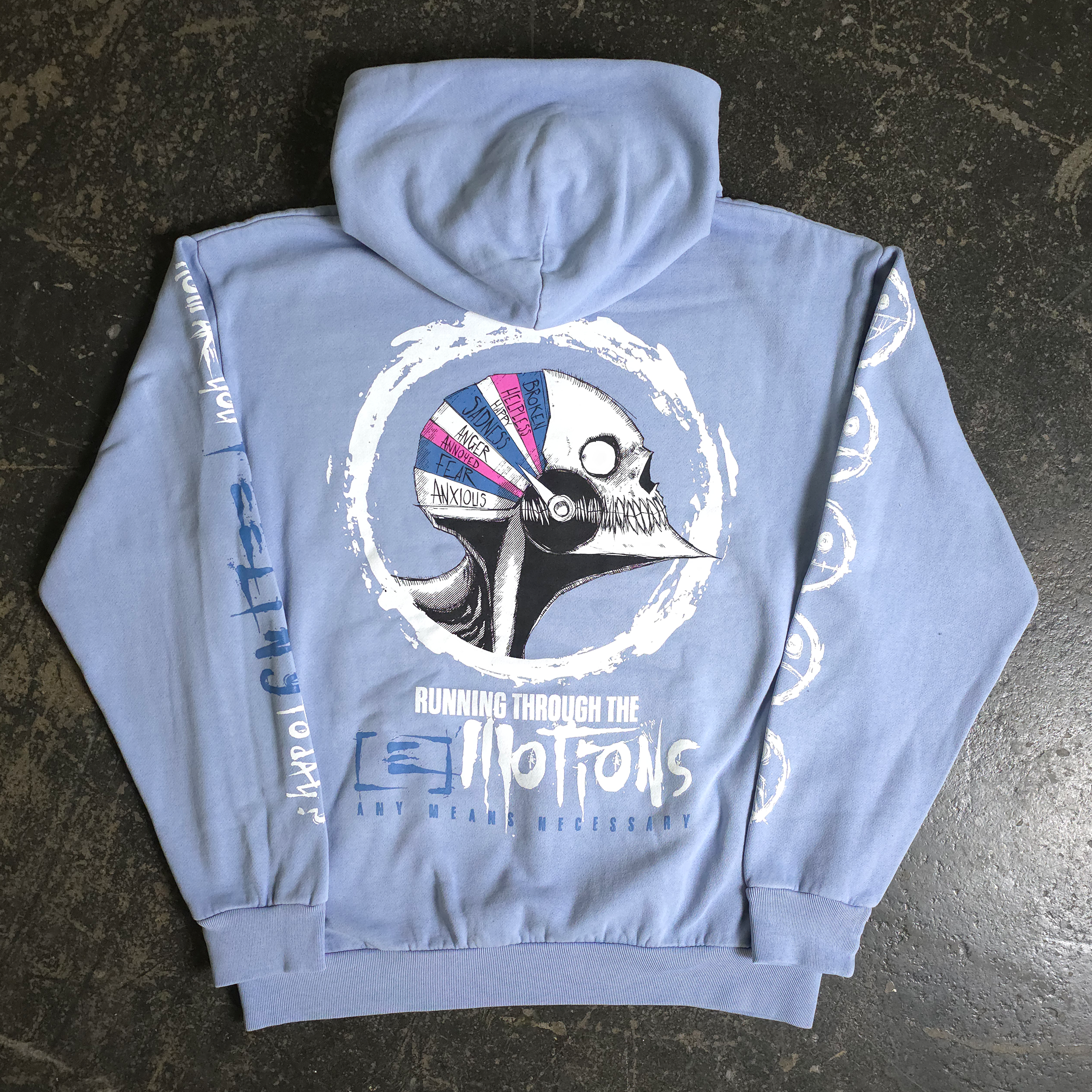Running Emotions Pullover Hoodie Grape