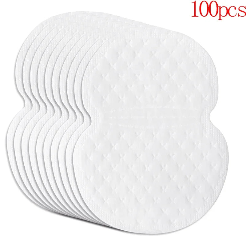10-100pcs Disposable Sweat-absorbing Patch Summer Deodorant Cotton Pads Underarm Armpit Sweat Unisex Pad Dress Disposable Shield