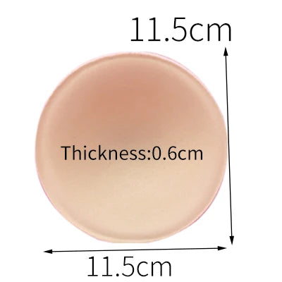 1pair Sponge Inserts In Bra Padded for Swimsuit Breast Push Up Fill Brassiere Breast Patch Pads Women Intimates Accessories