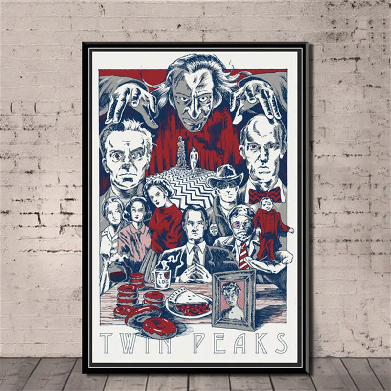 Twin Peaks TV Series Shows Classic Movie Anime Poster And Prints Canvas Painting Art Wall Pictures For Living Room Home Decor