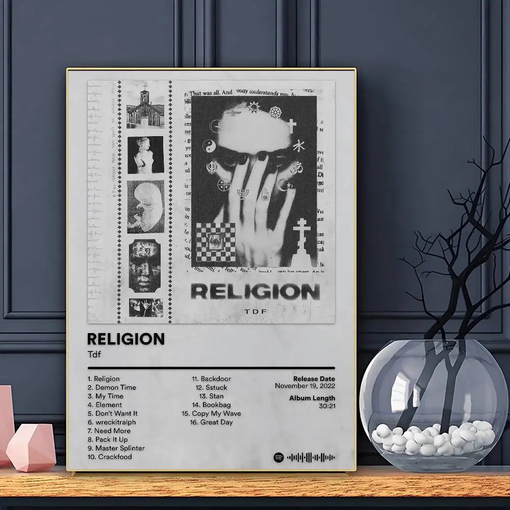 Singer Tdf Culture Poster Sticky Wall Art Printing Waterproof Home Living Bed Room Bar Aesthetic Decor