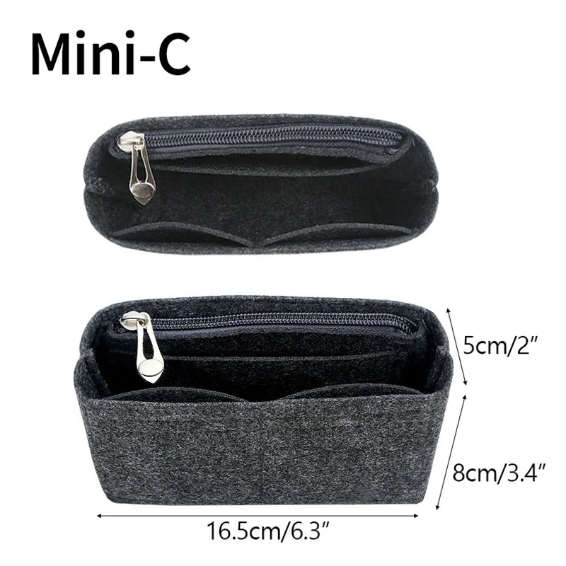 Bag Organizer for Longchamp Small Tote Bag Timid Bags Storage & Finishing Inner Liner Handbags Insert Organizer Fit Mini Size