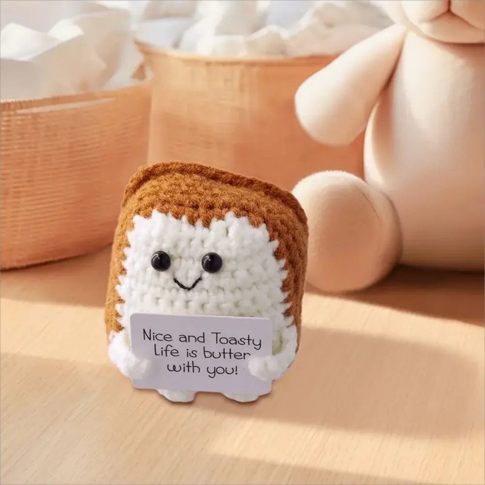 Cheerful Positive Toast Doll: 2.56